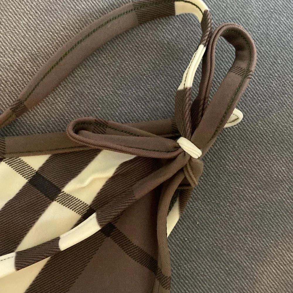 Burberry bikini size Medium olive/cream - Picture 8 of 9